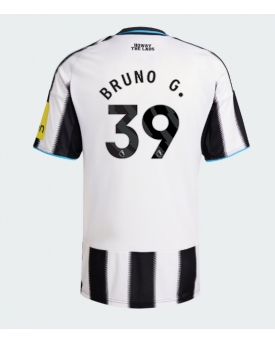 Newcastle United Bruno Guimaraes #39 Maglia Gara Casa Repliche 2025-26 Maniche Corte Newcastle United Bruno Guimaraes #39 Maglia Gara Casa Repliche 2025-26 Maniche Corte